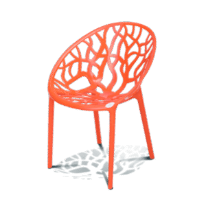 Stylee Ventral Arm Chair – Orange