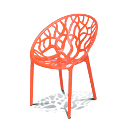 Stylee Ventral Arm Chair – Orange