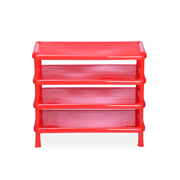 Shoe Rack 4 Step (Big) – Red