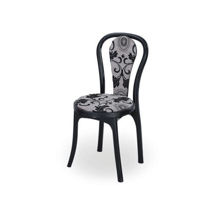 Classic Sofa Chair – Flora – Black