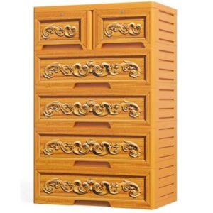 Akij-Wardrobe Attire Emperor 5D Mahogany – Pigment Painting – 14020